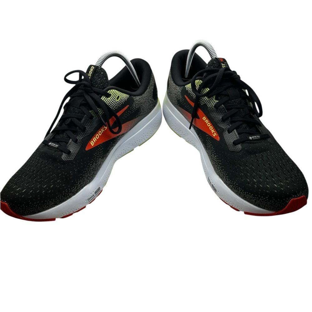 Brooks Ghost 16 Men’s Running Shoes US 11.5 D Black Orange Green Neutral - Picture 6 of 9